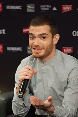 Elnur Avroviziya 2015 mətbuat konfransında.