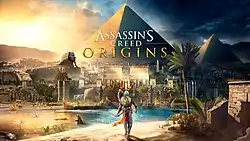 "Assassin's Creed Origins" videooyununun rəsmi afişası