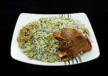 Baghala plov (lobyalı aş)