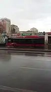 BakuBus avtobusu Şərifzadə küçəsində