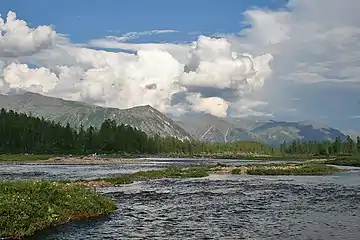 Amut hövzəsində Barquzin çayı