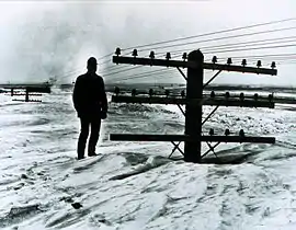 Şimali Dakotada mart ayında çovğun, 1966