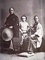 Nadar's son, photographed by Nadar with members of the Second Japanese Embassy to Europe in 1863.