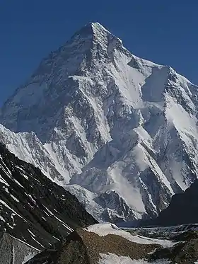 Karakorum dağlarının ən hündür zirvəsi K2