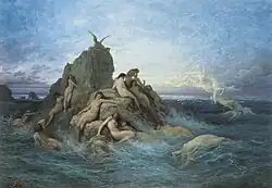 Okeanidalar. Gustave Doré, 1860