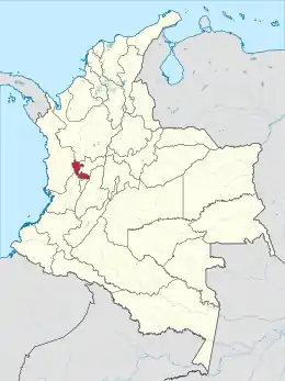 Risaralda xəritədə