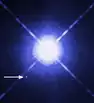 Star Sirius A with white dwarf companion Sirius B