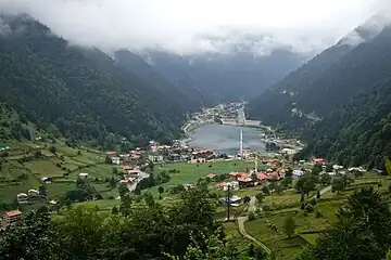 Trabzon'un Çaykara ilçesindeki Uzungöl.