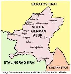 Volqa Alman Muxtar Sovet Respublikası