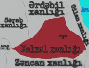 XVIII — XIX əsrlərdə Xalxal xanlığı