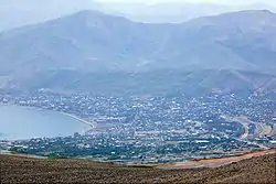 Overview of Tatvan from Nemrut-Dagi