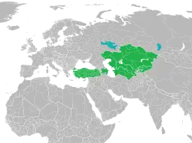 Карта распространения