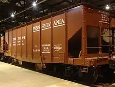 Хоппер вагон — Pennsylvania Railroad юлының күмер ташыусыһы