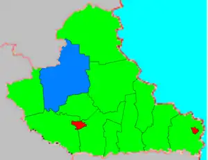 Бастынскі сельсавет на карце