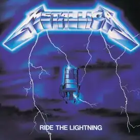 Вокладка альбома Metallica «Ride the Lightning» (27 ліпеня 1984)