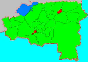 Плотніцкі сельсавет на карце