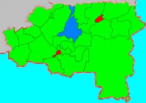 Відзіборскі сельсавет на карце