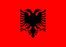 আলবেনিয়ার জাতীয় পতাকা