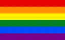 Gay pride/freedom flag