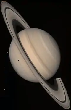 The planet Saturn