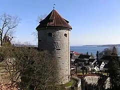 Gallerturm (um 1500) am westlichen Gallergraben