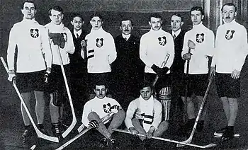 Die Böhmische Eishockeynationalmannschaft 1911