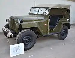 Ein GAZ-67B in einem Museum