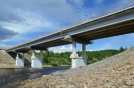 Brücke über den Timpton bei Nagorny