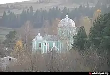 St.-Nicolaus-Kirche zu Wysocko Wyżne gestiftet von Basilius Ritter v. Weryha-Wysoczański-Pietrusiewicz