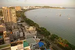 Blick auf Pattaya