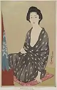 „Frau im Sommer-Kimono“, 1920