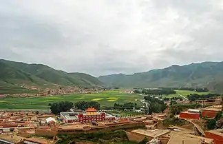 Höhenzüge des Dalijia Shan bei Labrang