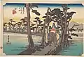 Utagawa Hiroshige: Yoshiwara um 1834