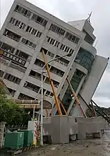 Das zerstörte Yun Men Tsui Ti-Hochhaus, 2018