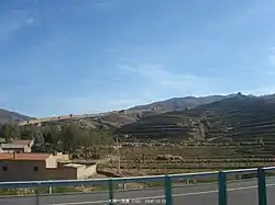 Blick auf die Große Mauer in Yunzhou