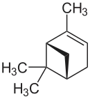 Struktur von (−)-α-Pinen