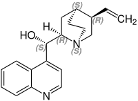 Strukturformel (+)-Cinchonin