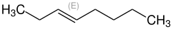 Strukturformel von trans-3-Octen