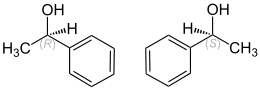 Strukturformel von 1-Phenylethanol