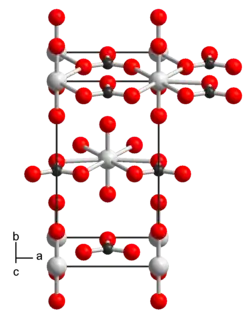 Kristallstruktur von Uranylcarbonat