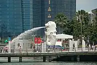 Merlion – das Wahrzeichen Singapurs