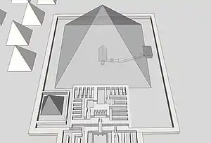 Rekonstruktion der Pepi-I.-Pyramide