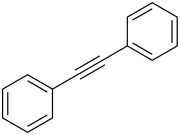 Strukturformel von Diphenylethin