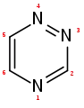 1,3,4-Triazin (falsch)