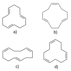 Strukturformel von Cyclododeca-1,5,9-trien