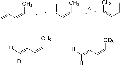 1,5-H-Verschiebung im cis-1,3-Pentadien