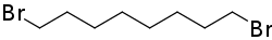 Strukturformel von 1,8-Dibromoctan