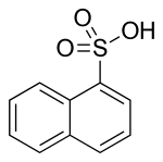 Strukturformel von Naphthalin-1-sulfonsäure