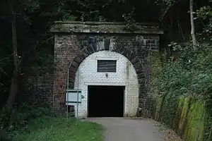 Ostportal des Bleialfer Tunnels