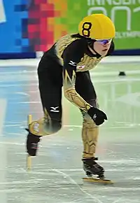 Sumire Kikuchi bei der Jugendolympiade 2012 in Innsbruck